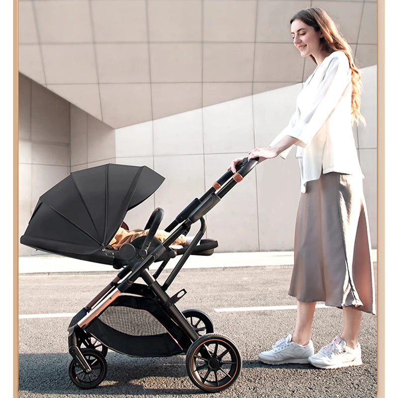 2024 High View Portable Baby Stroller Ergonomic Bassinet