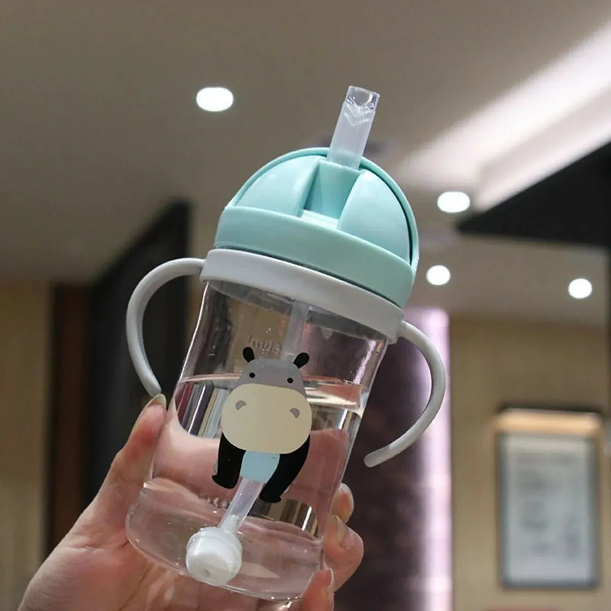 350ml Kids Straw Bottle Feeding Bottle