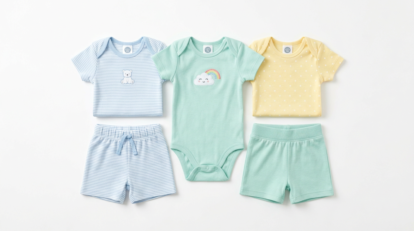 Kickee Pants 竹纖維嬰兒連體衣 - 奢華舒適