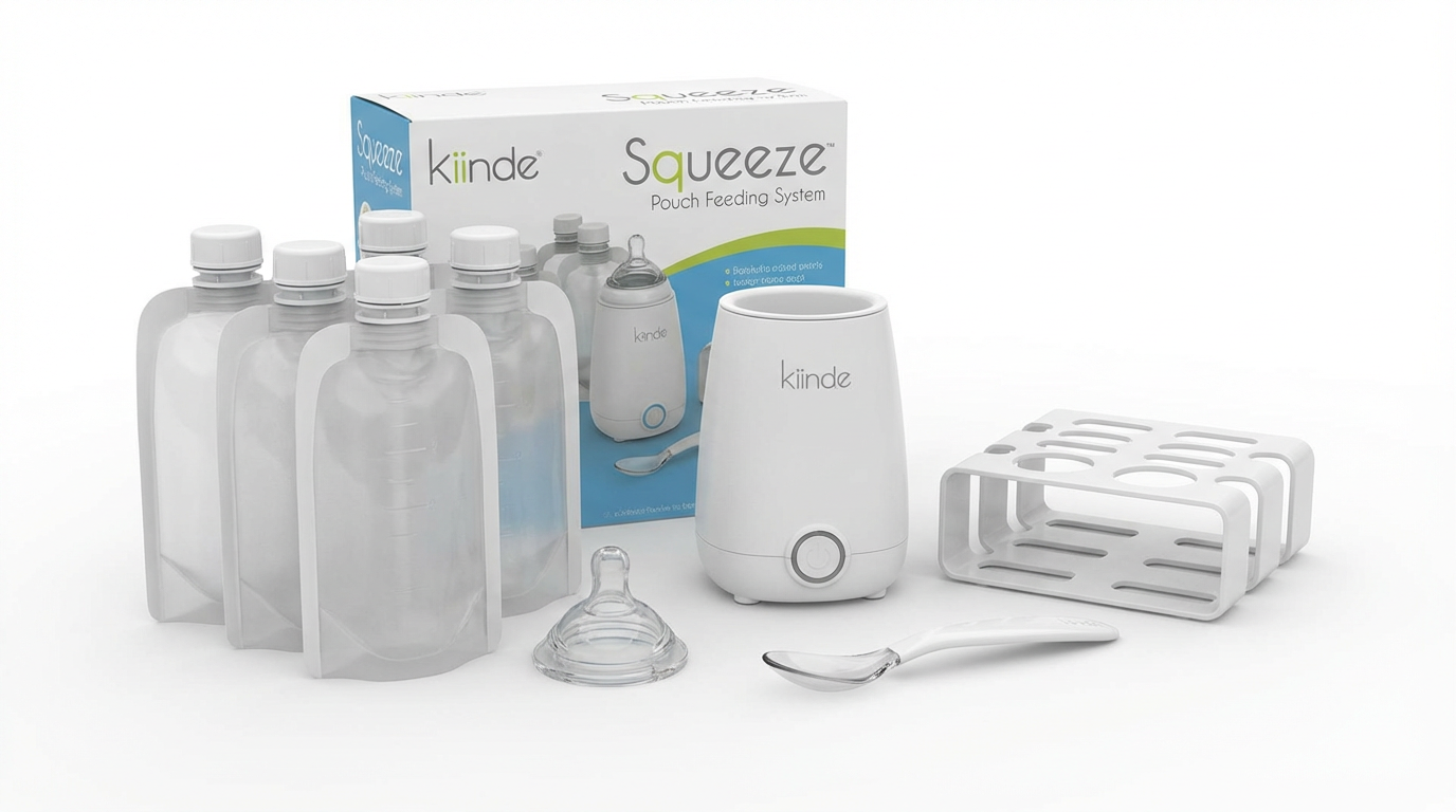 Kiinde Squeeze 餵食套裝 - 輔食餵養的革命